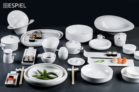 Espiel Serving Bowl Round made of Porcelain with Diameter 20cm