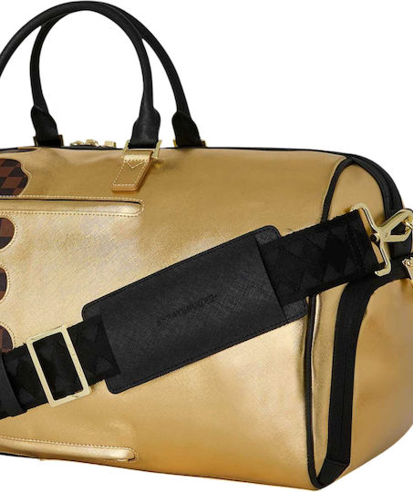 Sprayground Sharks In Paris Sack Voyage Gold Fabric