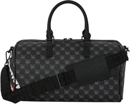 Sprayground Sharks In Paris Пътна Чанта Черна Текстилна М32xШ15xВ24см