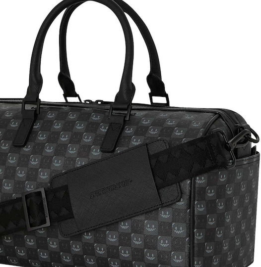 Sprayground Sharks In Paris Пътна Чанта Черна Текстилна М32xШ15xВ24см