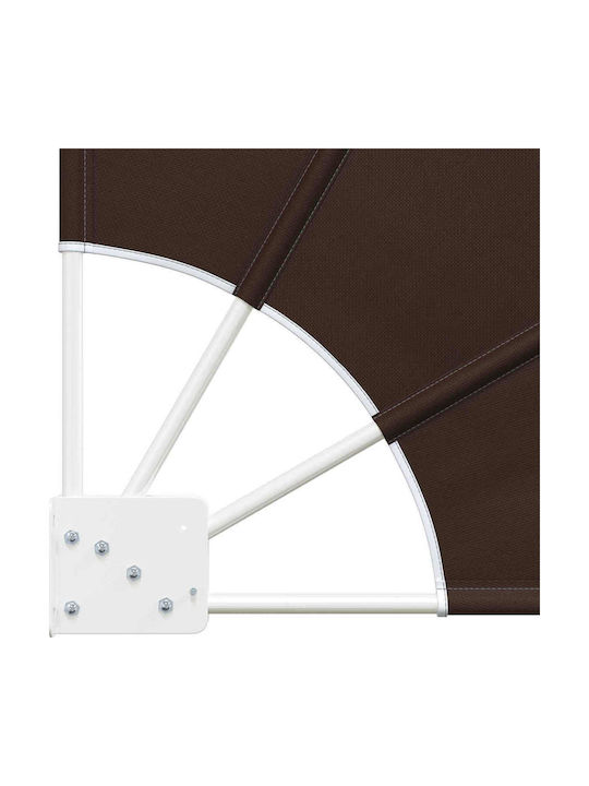 vidaXL Copertină Sideway Terasă Maro 1.6x1.6m
