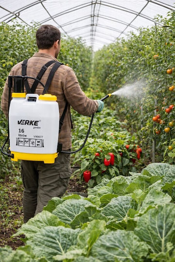 Verke Pulverizator cu rucsac cu Capacitate 16lt