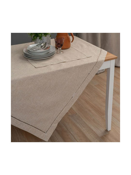 Palamaiki Platzdeckchen Stoff Beige 45x35cm 2Stück