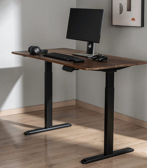 ErgoAction Action Desk Duo Klappbare Metallische Schreibtischbasis Weiß 170x60x72cm
