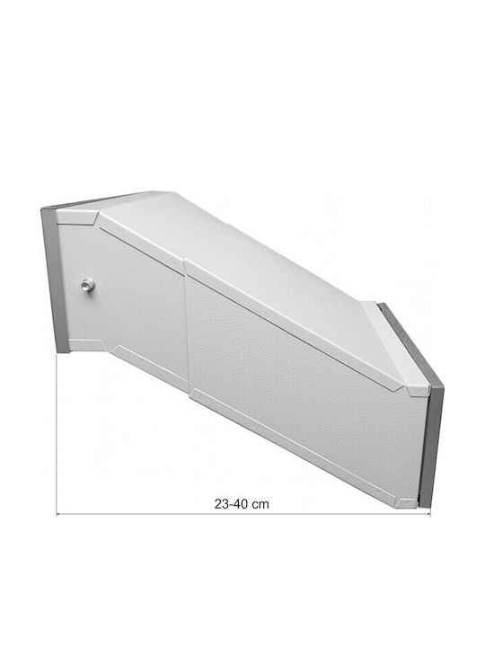 Cutie Poștală pentru Exterior Inox în Culoarea Gri