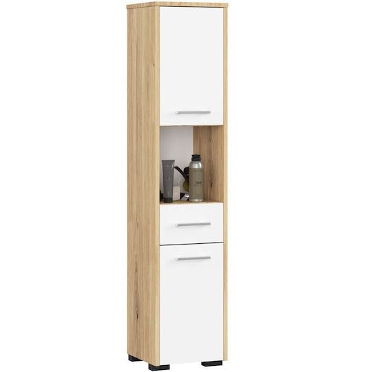 Akord Furniture Factory Coloană De Baie De Pardoseală 30x30x140cm Stejar