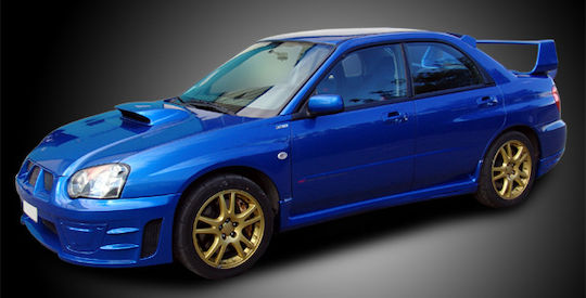 Motordrome Door Sill Car Sideways Set Compatible with Subaru Impreza 2004
