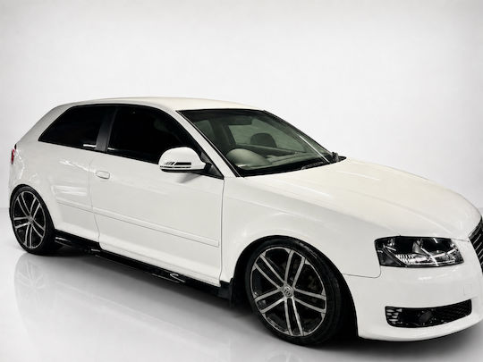 Motordrome Door Sill Car Sideways Spoiler for Audi A3 8P 2003-2012 3d Compatible with Audi A3