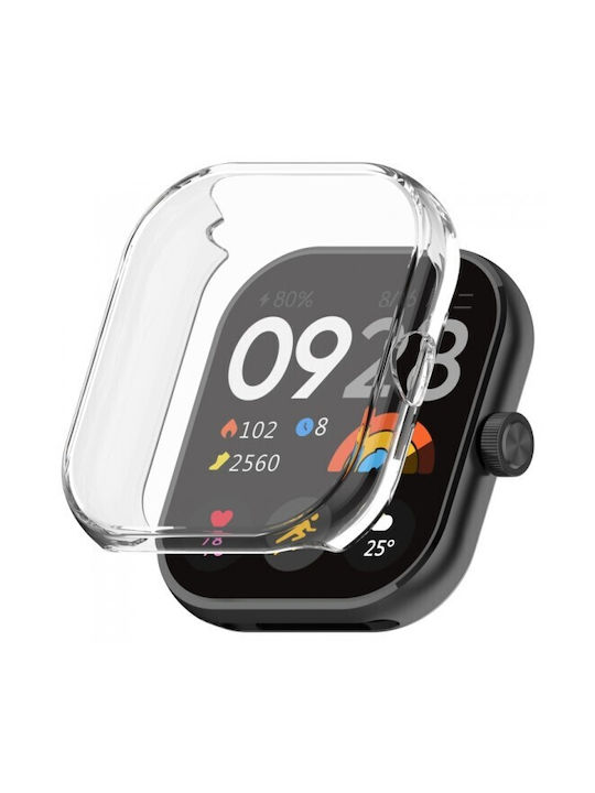 Electroplated Θήκη Σιλικόνης σε Διάφανο χρώμα για το Xiaomi Redmi Watch 4 Electroplated Θήκη Σιλικόνης σε Διάφανο χρώμα για το Xiaomi Redmi Watch 4