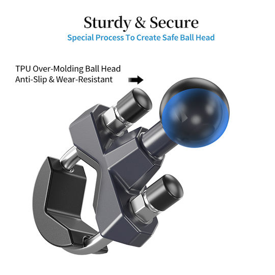 LanParte Ball for Motorcycle Mobile Mount