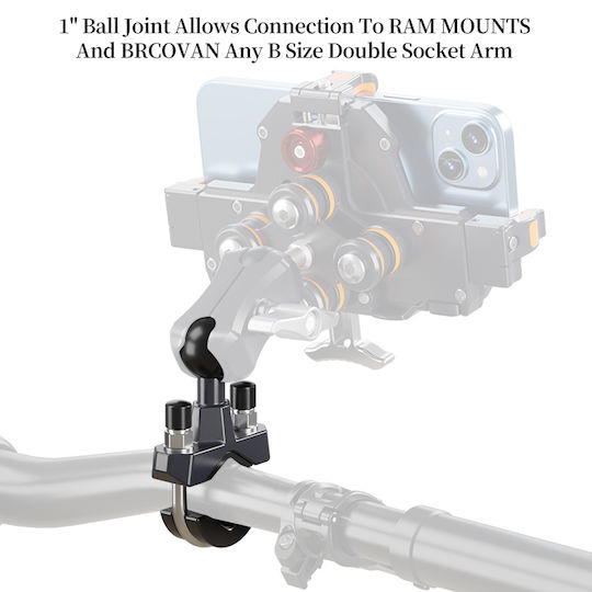 LanParte Ball for Motorcycle Mobile Mount