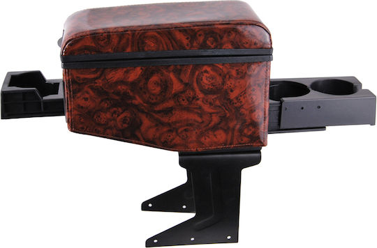 Autoline Onyx Car PU Armrest Universal Brown