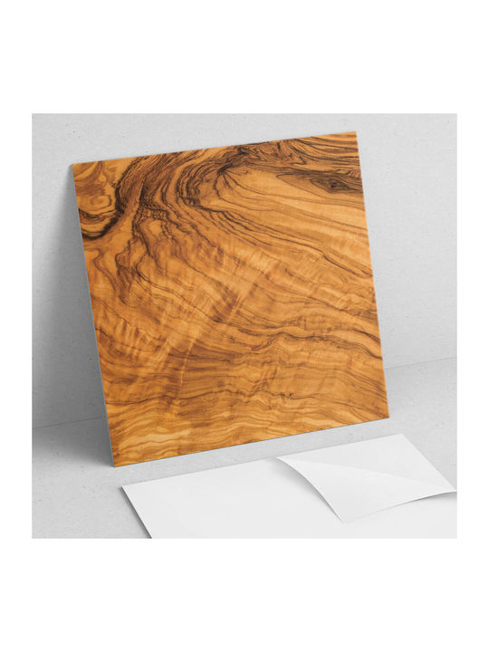 Vinyl Floor Sticker Print Pattern Natural Wood 4x50x50 Pcs