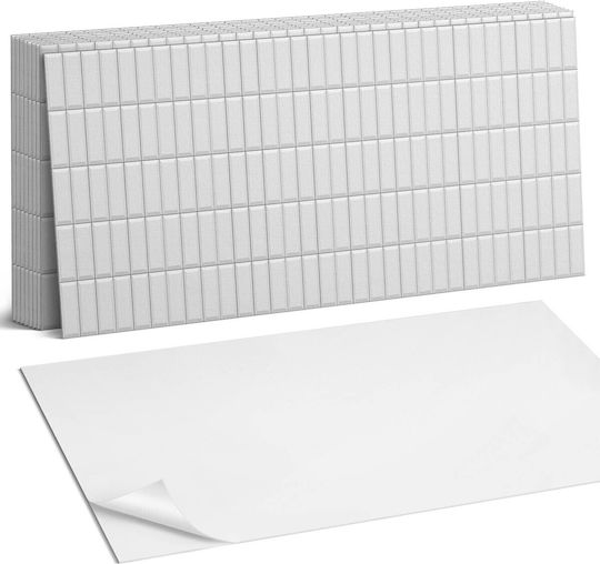 Autocolant Decorativ pentru Plăci de Faianță din Vinil Neted Dreptunghiular Mozaic 10x40x20 cm Autocolant Decorativ pentru Plăci de Faianță din Vinil Neted Dreptunghiular Mozaic 10x40x20 cm