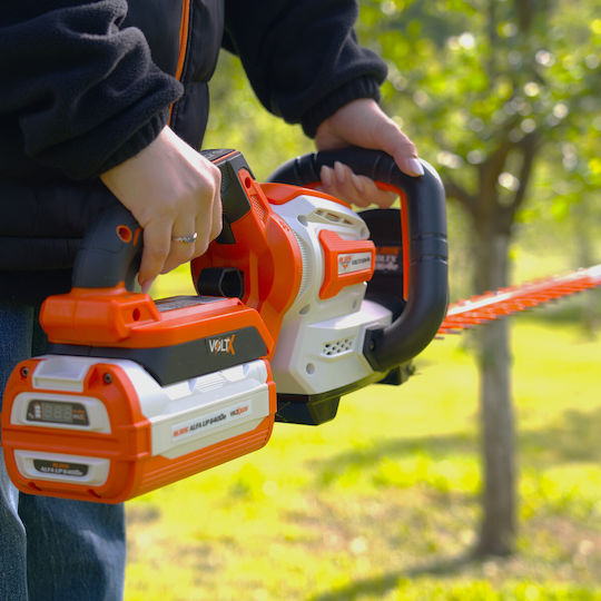 Ruris Voltx 6064e – Foarfecă de Gard Viu Fără Fir Fără Perii 60v Lamă de 650 Mm Baterie Încărcător Neincluse