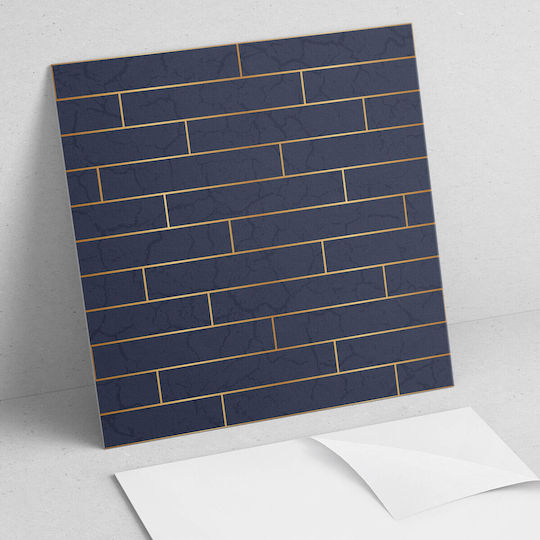 PVC Tile Set Wall Decoration Kitchen Or Bathroom Brick Texture 9x30x30 Pieces