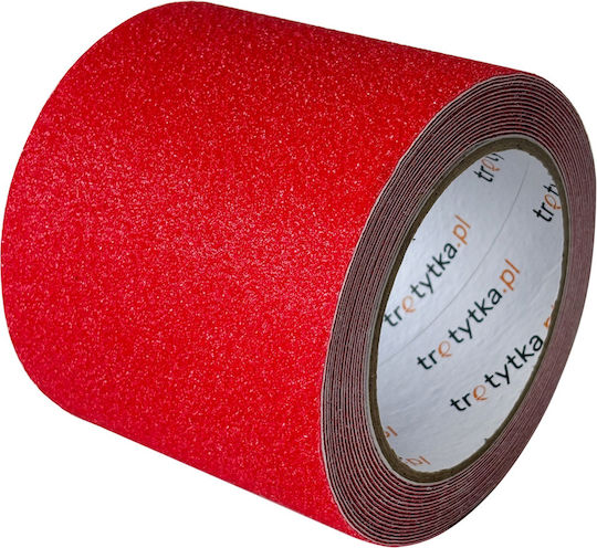 Tretytka Selbstklebendes Rotes Antirutschband 5m x 100mm 5906154772549