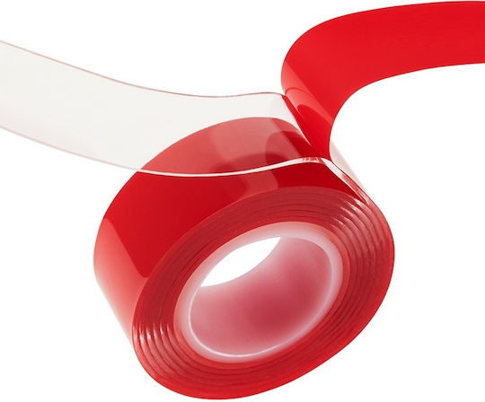 Rebel Double-Sided Transparent Tape 3mx19mm