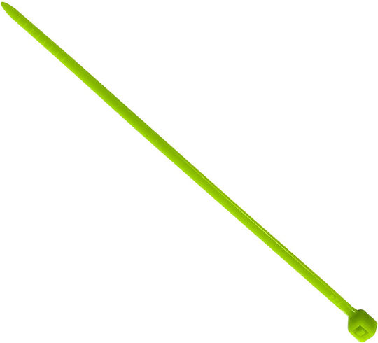 Tretytka Legături Cablu Din Plastic 100mmx2.5mm Verde (100 Buc)