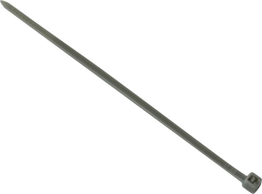 Tretytka Plastik Kabelbinder 100mmx2.5mm in Grau Farbe (1Stück)