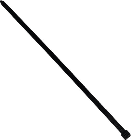 Tretytka Plastic Cable Ties 300mmx7.6mm In Black Colour 100 Pieces