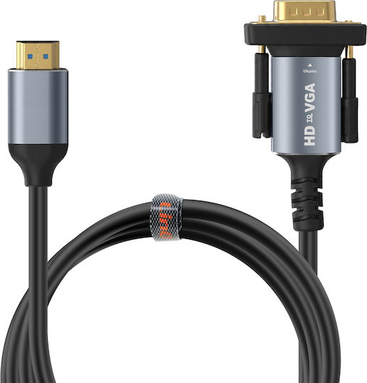 Linq Video Adapter Kabel HDMI Zu VGA 1.8m Full HD 1080p Auflösung Schwarz