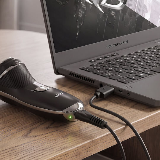 Linq Ladekabel Elektrischer Rasierer Oneblade Usb Zu 2-polig 1m 5v Schwarzes