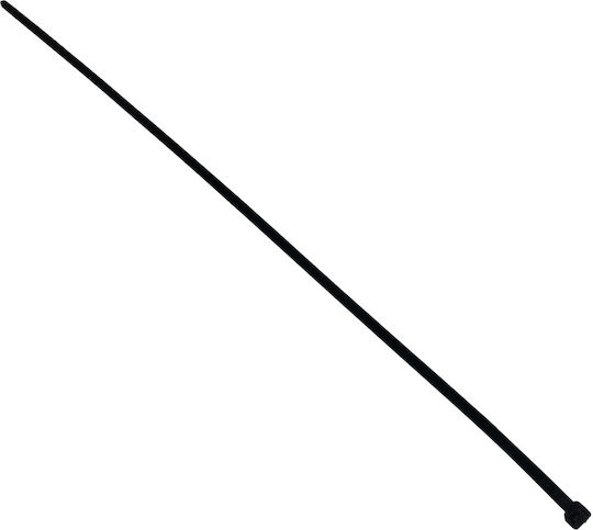Tretytka Plastische Kabelbinder 750mmx9mm in Schwarz Farbe (100 Stück)