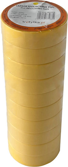 Tretytka Insulation Tape 18mm x 10m Yellow