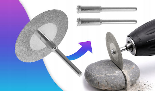 Σετ 10 Λεπιδων Κοπης Διαμαντια Τυπου Dremel 40mm