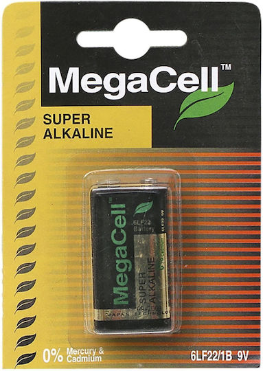 Megacell Alkaline Batteries 9V 10pcs