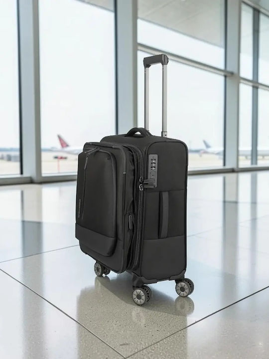 Travelite Reisegepäck Kabinen Stoff Schwarze Höhe 55cm