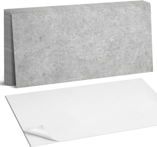 Wandsticker Pvc Design Ideal Flur Textur Unbearbeitet Beton 6x60x30 cm