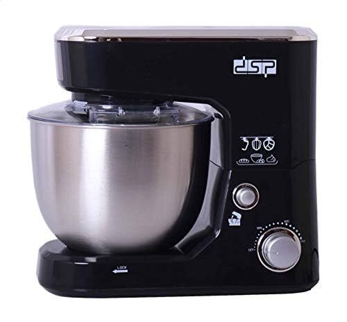 DSP Stand Mixer 1000W with Stainless Bowl 5lt Black