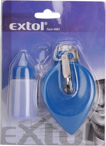 Tambur pentru fir de trasat Pudră de cretă Extol Craft Corp metalic 30 m 9881