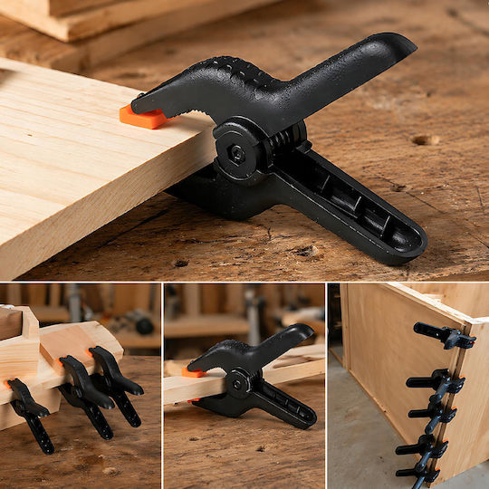 Spring Clamp Carpenter Modeler Support Clip 4" 11.5cm