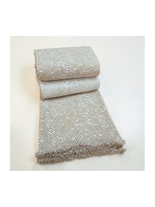 Linea Home Berre Set De Pleduri 3 Buc Șenilă Bej