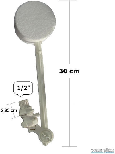 Long 1/2″ Polystyrene Cistern Float