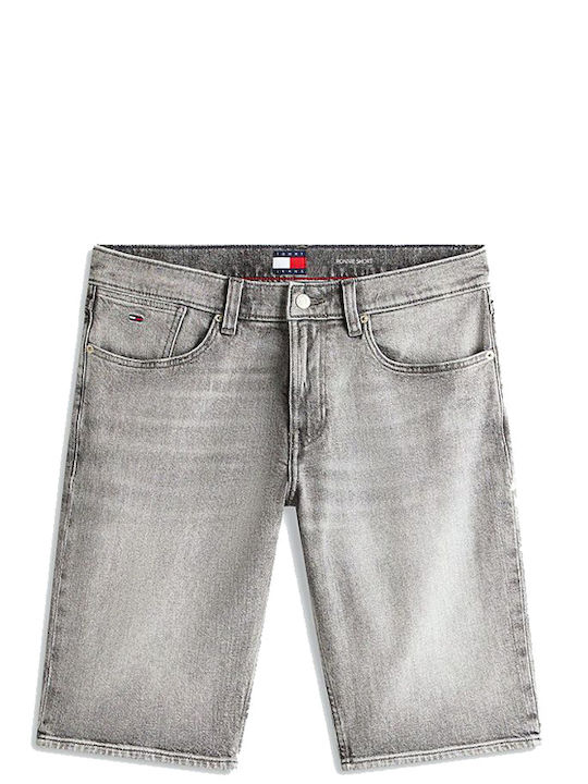 Short Men's Denim Bermuda Gray