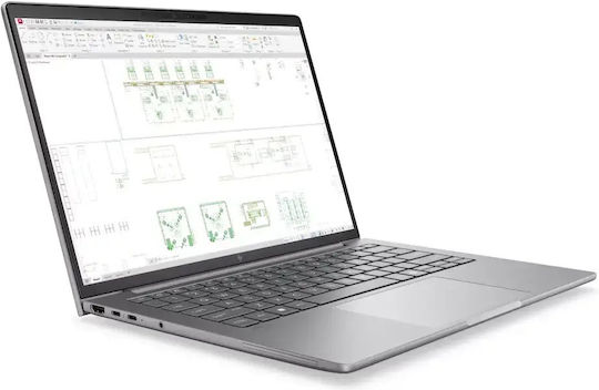 HP Zbook 8 G2i Ai 14 14" IPS FHD+ (Ultra 7-356H/24GB/500GB SSD/RTX PRO 500 Блекуел/W11 Pro) (Международна английска клавиатура)