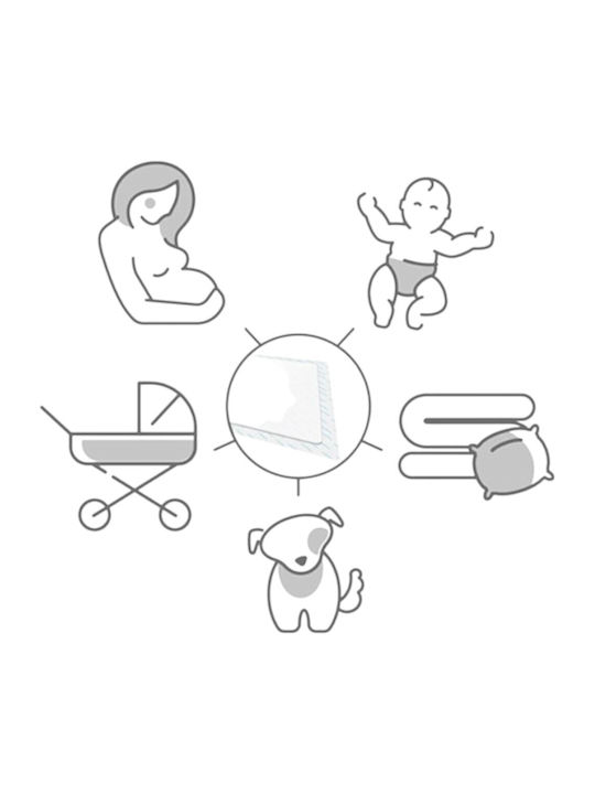 Babyono Einweg-Burp Tücher 60x90cm 10 Stück