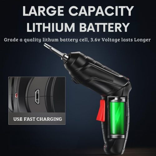 Battery Screwdriver 3.6V 1x0.8Ah