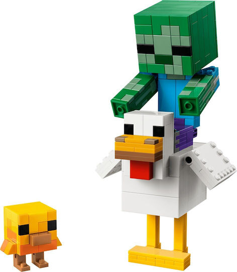 LEGO Minecraft Chicken Jockey for 9+ Years 344 Pieces