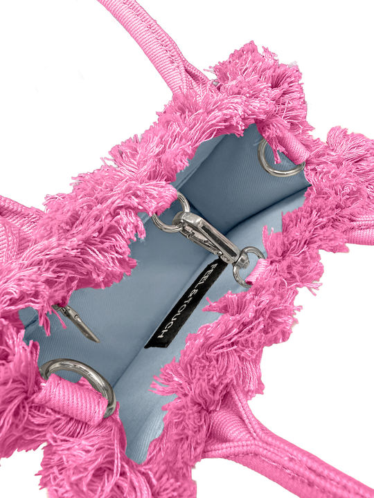 Feel & Touch Caribbean Fabric Beach Bag Pink