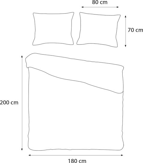 Darymex Σετ Παπλωματοθήκη Βαμβακερή 180x200cm Ημίδιπλη με Μαξιλαροθήκη Μπεζ