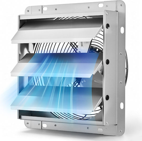 Vevor Ventilator Profesional Montat pe Perete 25.5W Cu Diametrul De 26.8cm