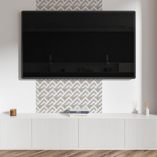 Plăci De Perete Din Vinil Imprimare Pentru Dining Geometric Plăci 10x40x20 Cm