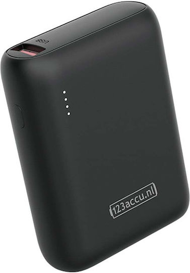 123accu ADR00364 Baterie externă 10000mAh 20W cu Port USB-A și Port USB-C Power Delivery Negru