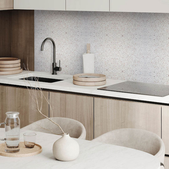 Easy Installation Vinyl Tile Set Natural Stone Texture 6x60x30 cm