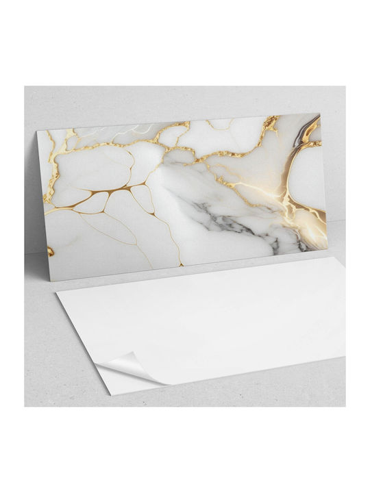 Autocolant De Podea Din Vinil Imprimat Cu Model Elegant Marmură 6x60x30 Bucăți